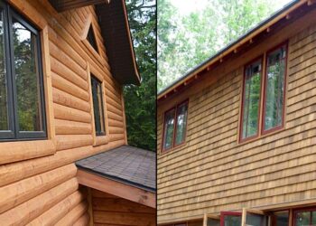 Vinyl Siding that Looks like Wood: Cedar Shakes and Faux Log Grain ...